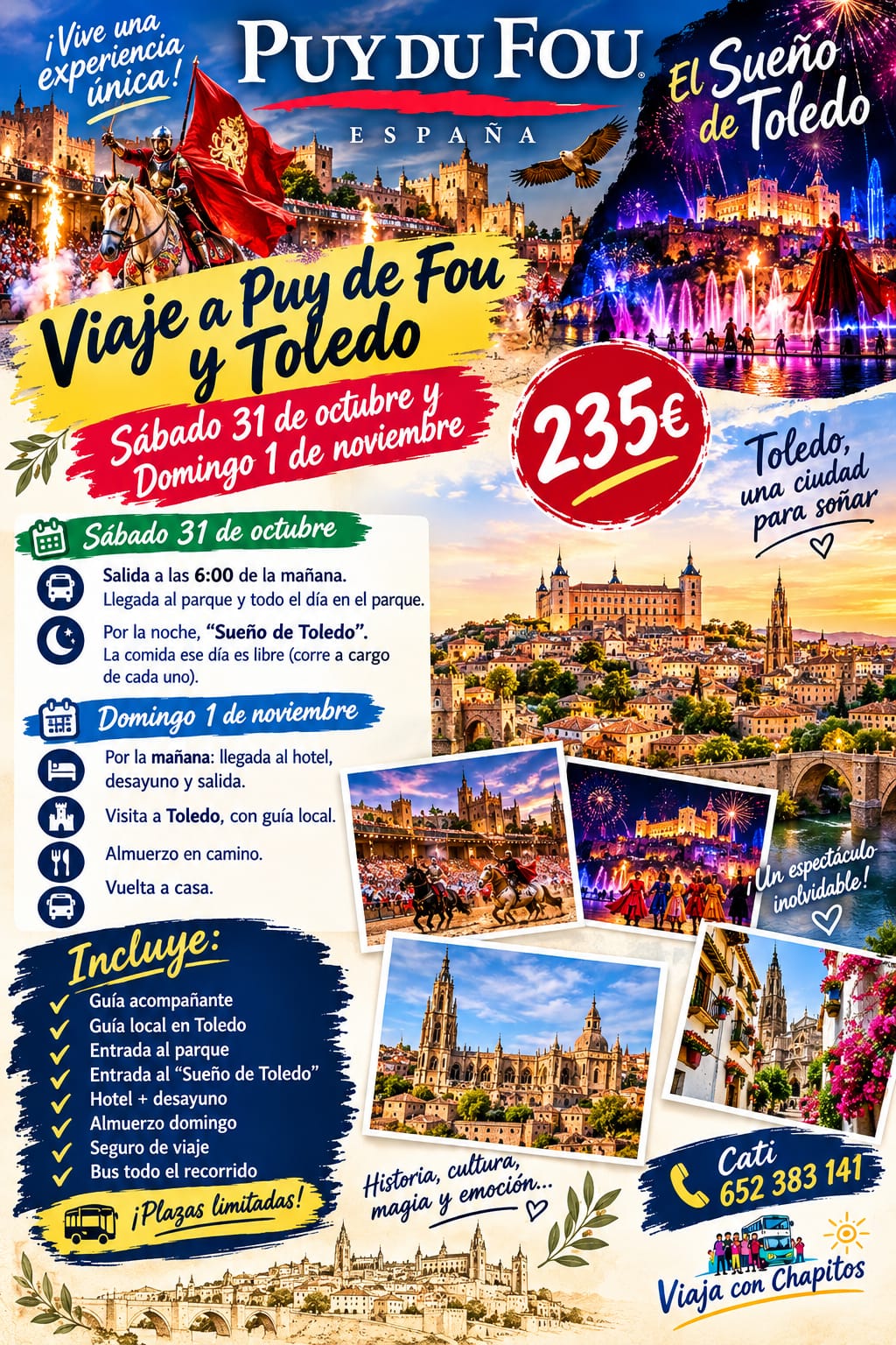 Puy du Fou y Toledo